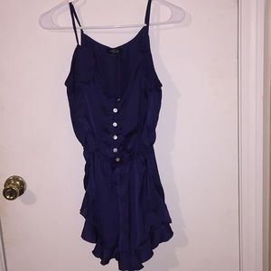 BOGO S Navy blue Satin romper